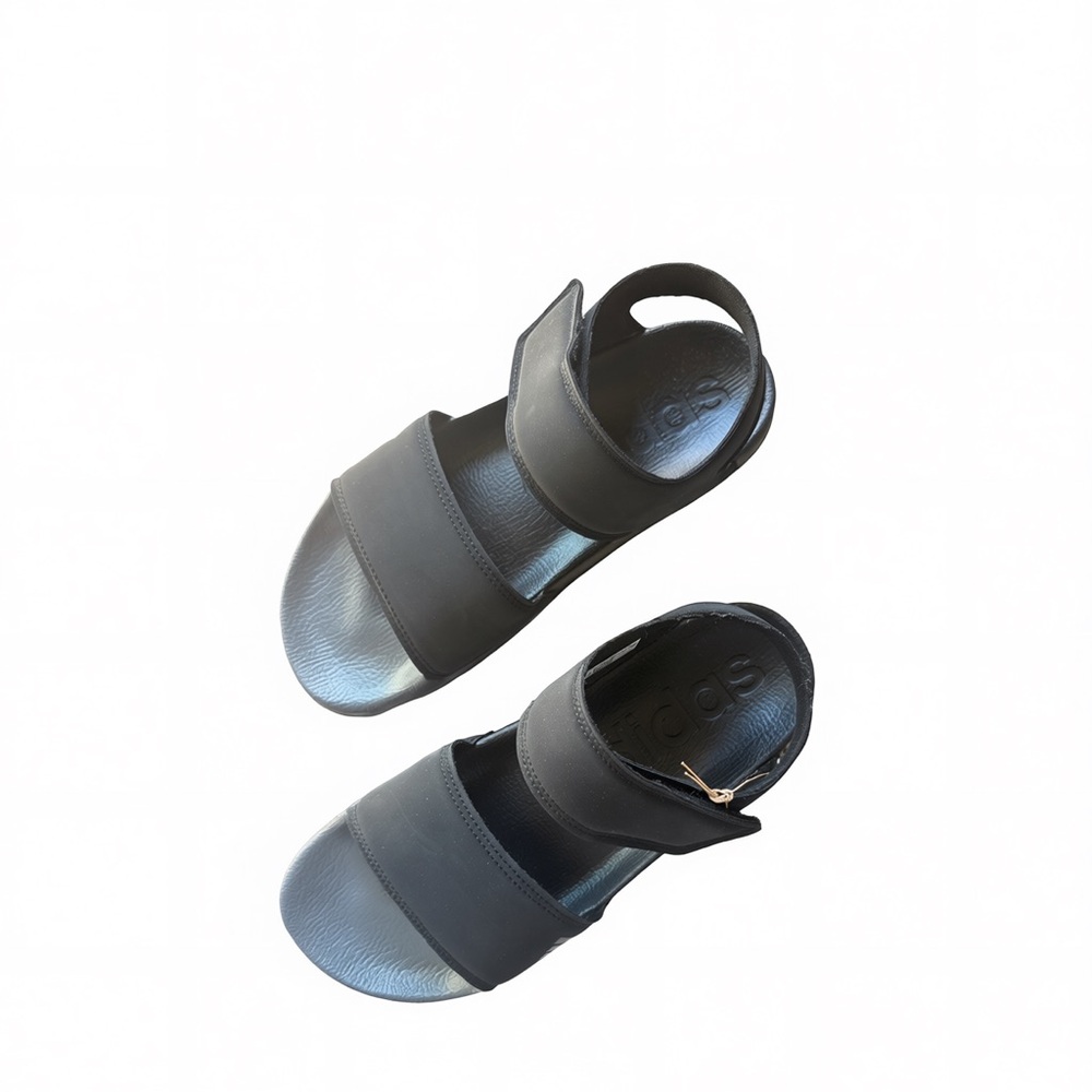 adidas Black Double Strap Comfort Sandals | Size 6/7 | NWT